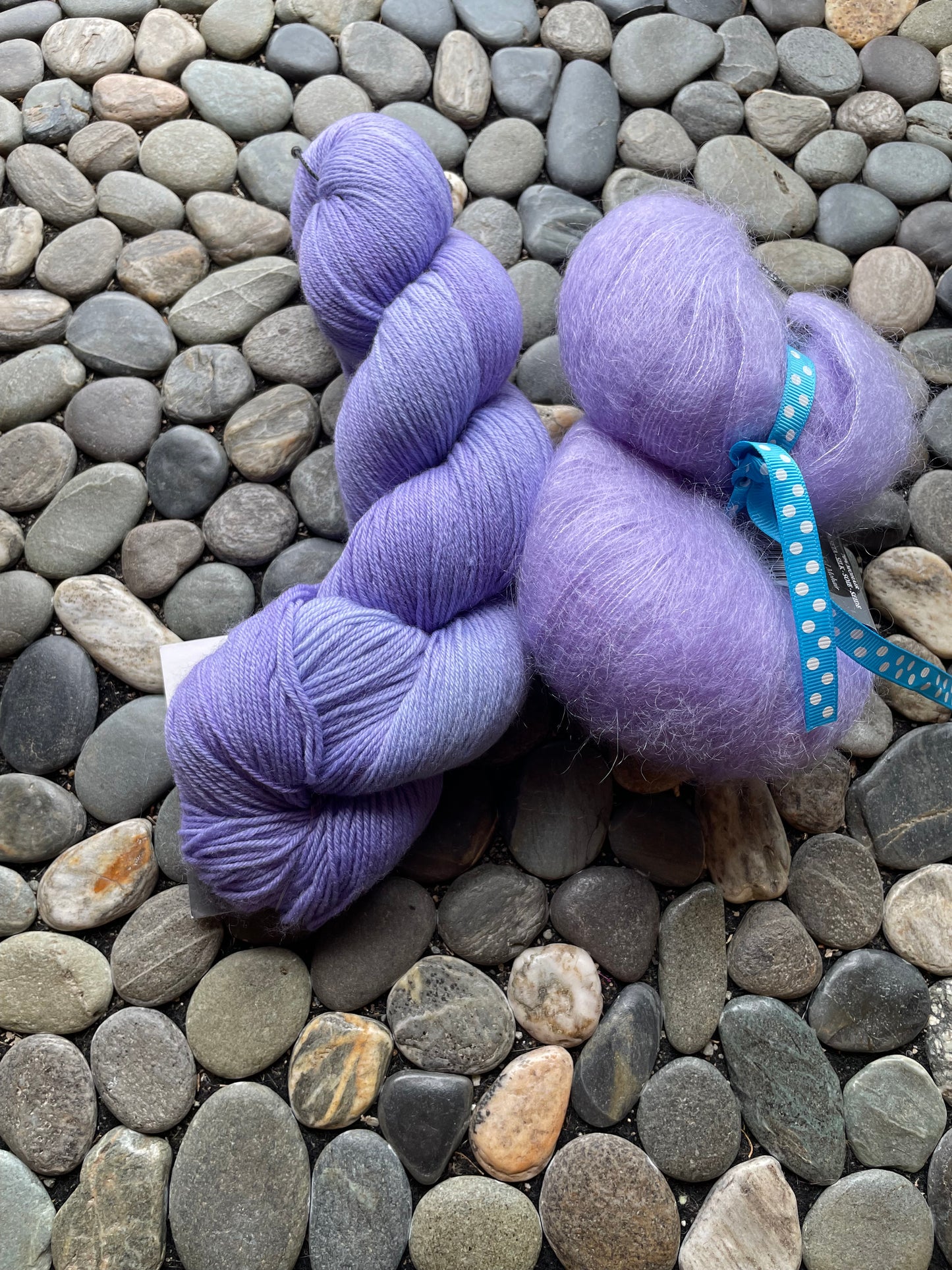 Shawl kits including fluff (Mohair)