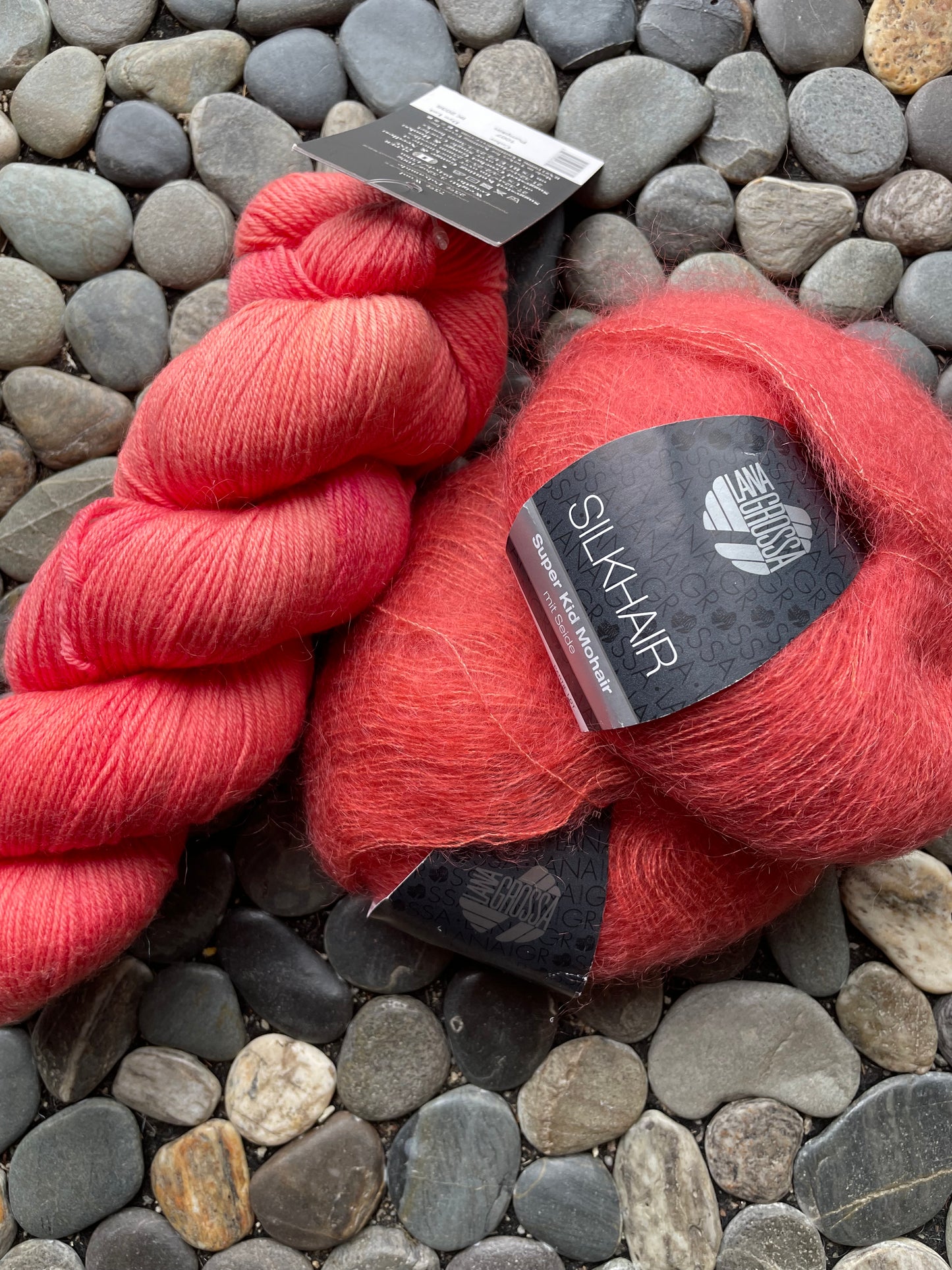Shawl kits including fluff (Mohair)