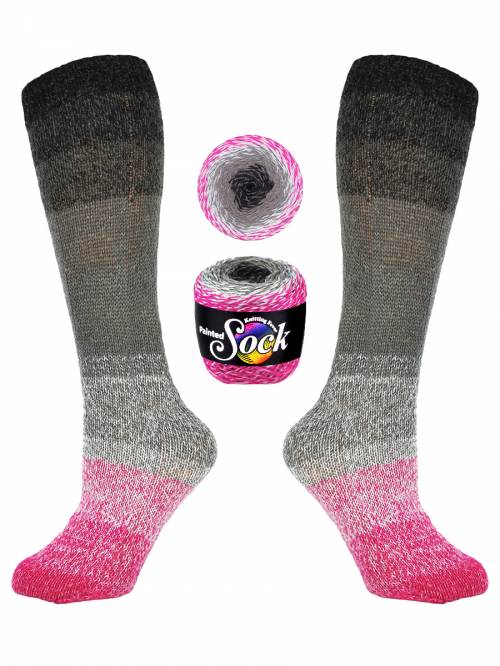 Kfi collection painted sock yarn