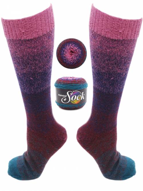 Kfi collection painted sock yarn