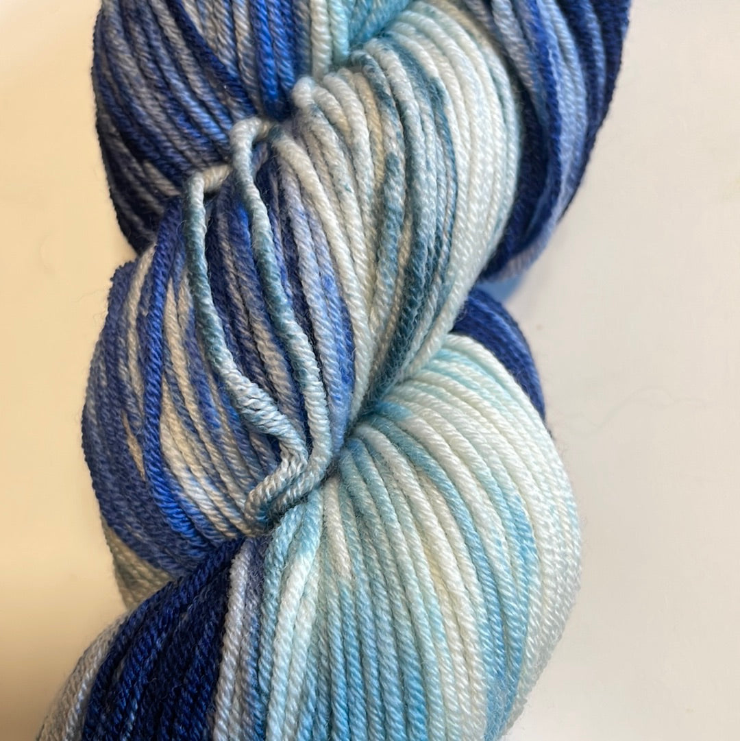 Country Wide hand painted merino 100g dk