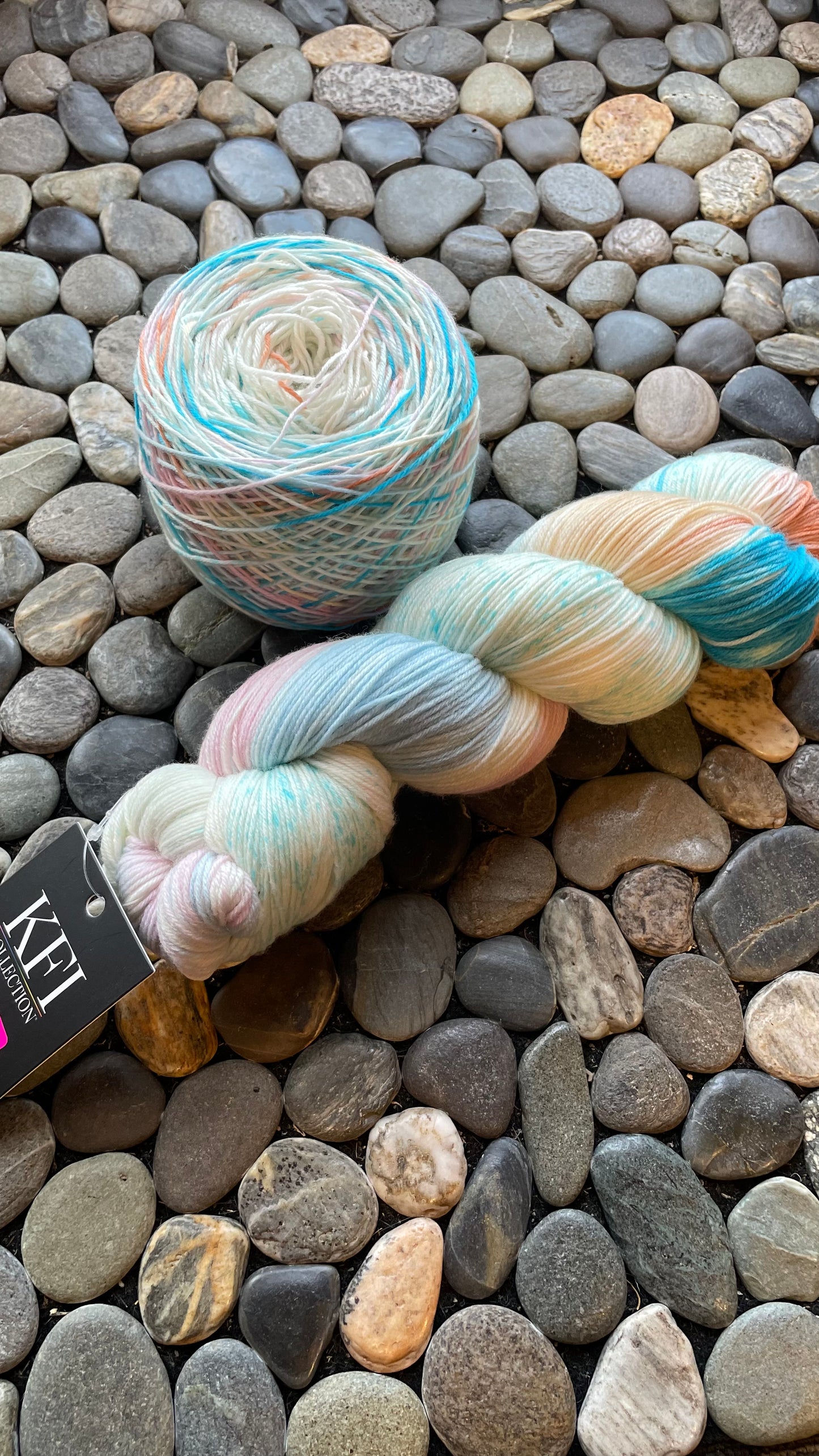 KFI Indulgence hand painted sock yarn