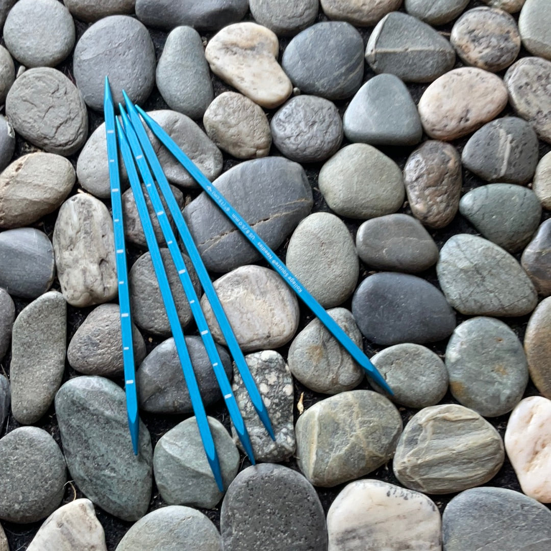 Kollage square needles DPNS 15cm blue