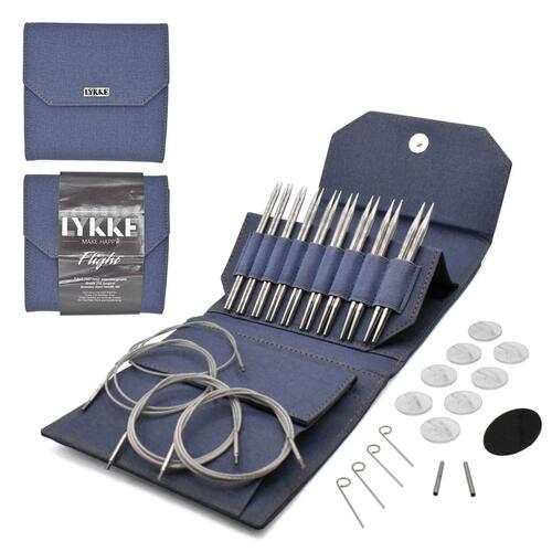 Flight 5" interchangeable circular knitting needle set