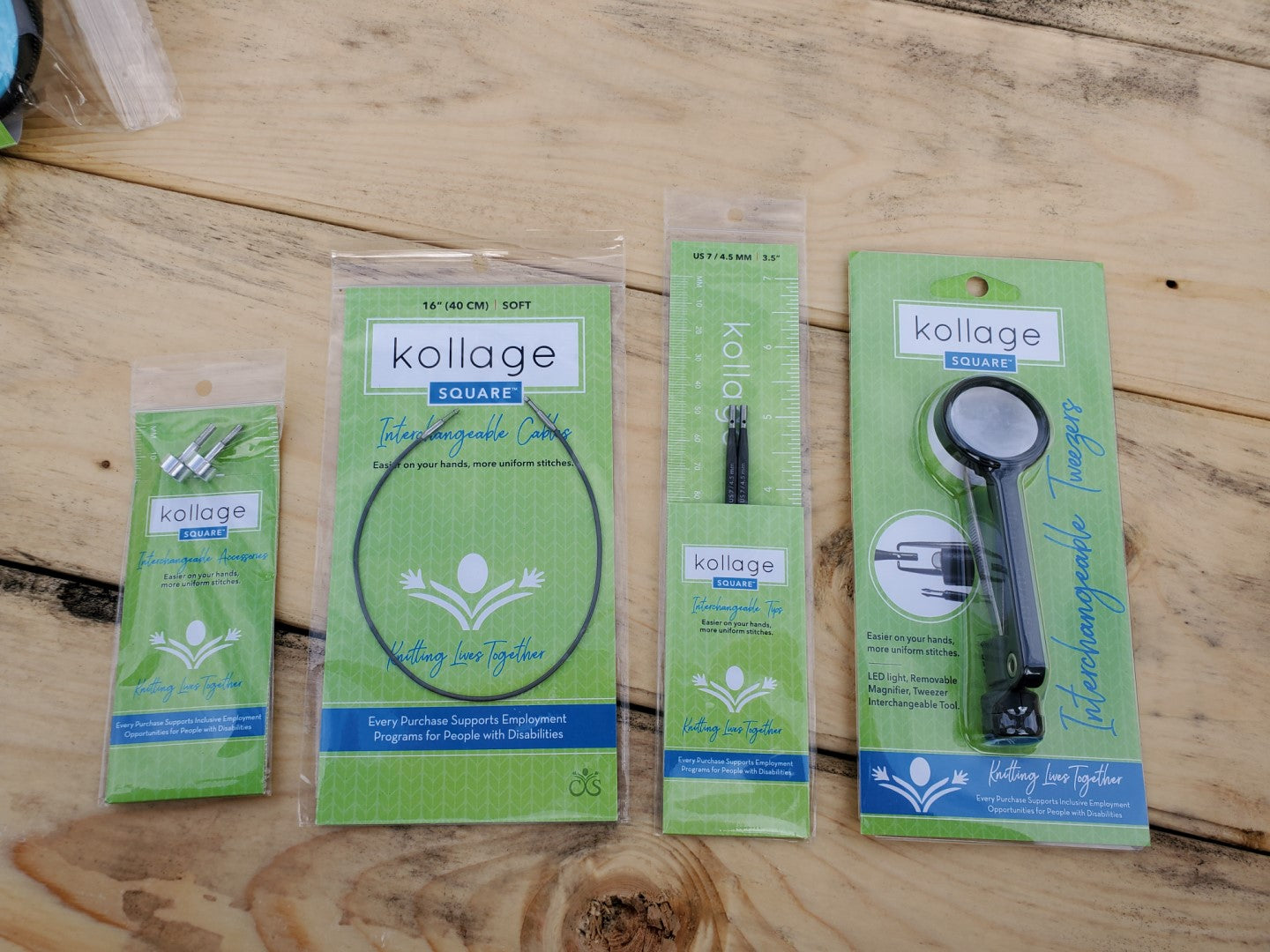 Kollage square interchangeable/cables