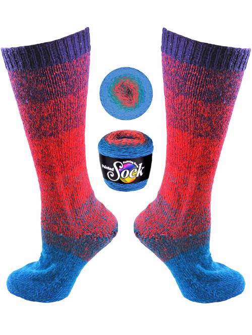 Kfi collection painted sock yarn