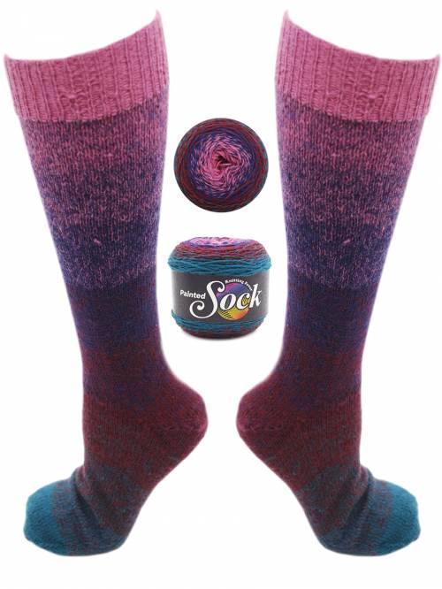 Kfi collection painted sock yarn